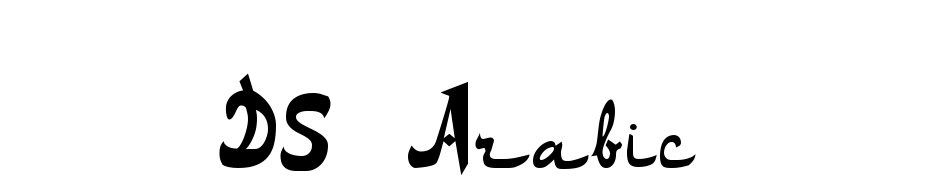DS Arabic cкачати шрифт безкоштовно